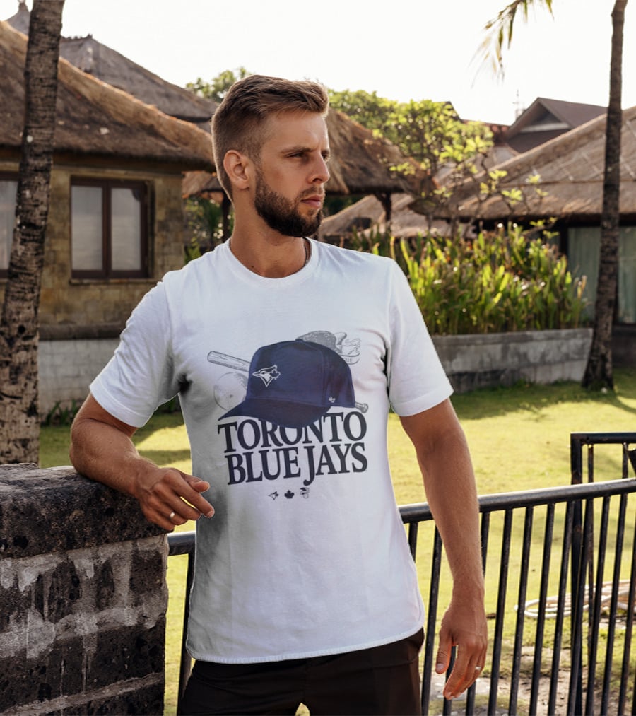 Toronto Blue Jays Official Baseball Hat Iconic Team Sports Merchandise T-Shirt