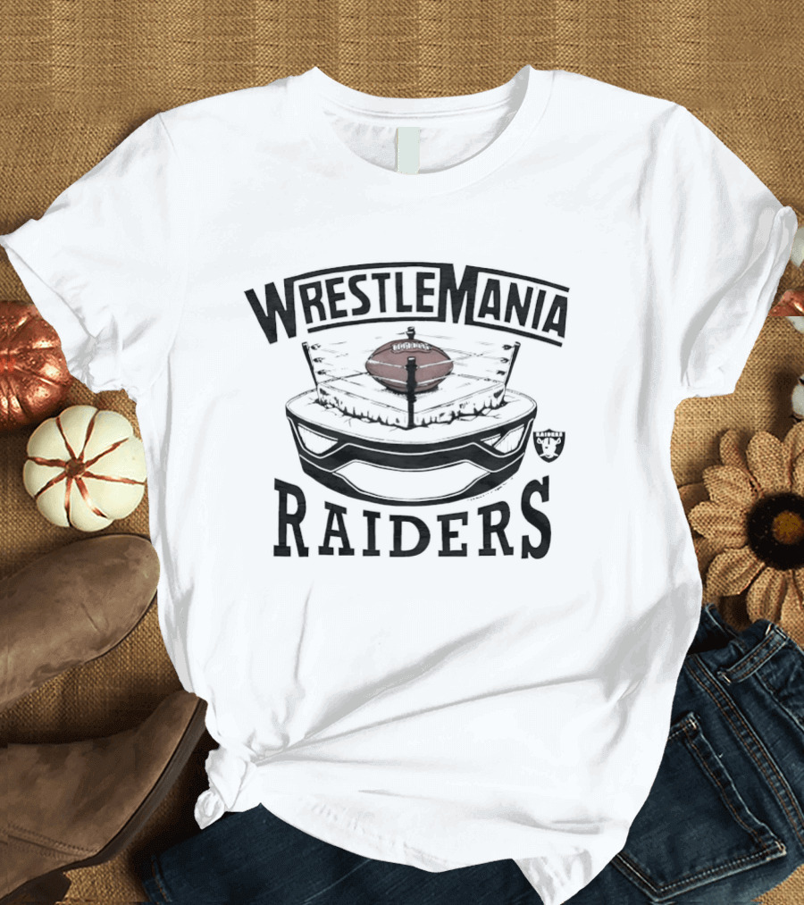 WrestleMania Raiders Las Vegas Wrestling Ring T-Shirt
