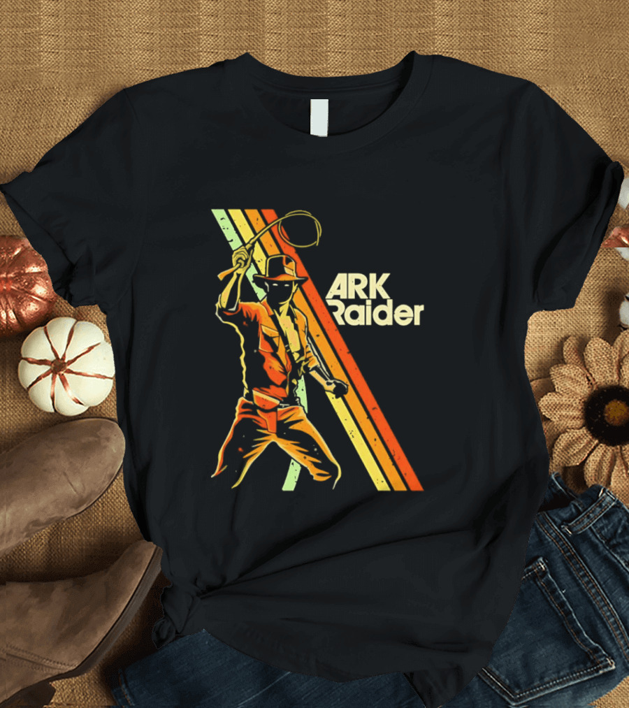 Indiana Jones Ark Raider Retro Whip Adventure T-Shirt