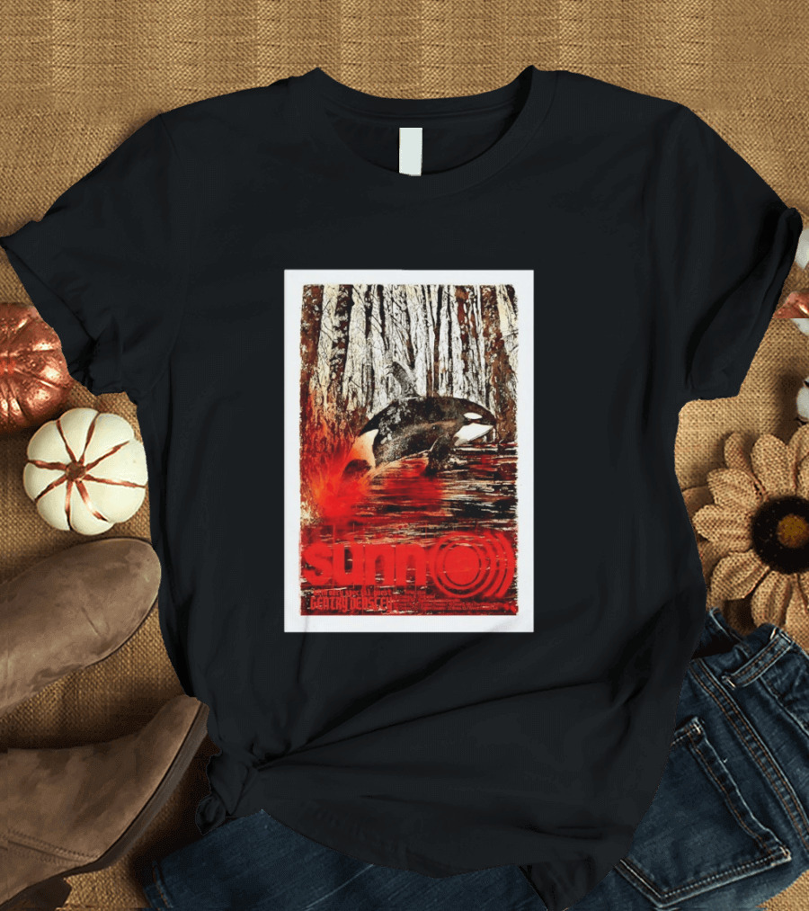 Sunn O Tour 2026 Orca Geary Theatre San Francisco Concert T-Shirt