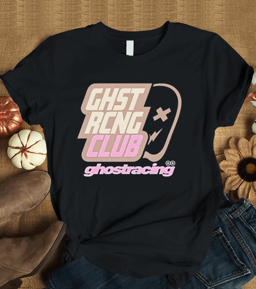 Ghost Racing Club Ghostracing Ghost Tracing Travis Pbc T-Shirt