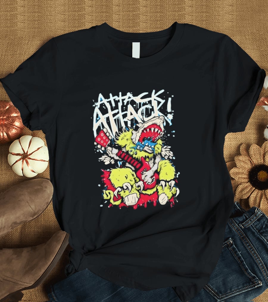 Attack Attack Monster Holding Guitar T-Shirt