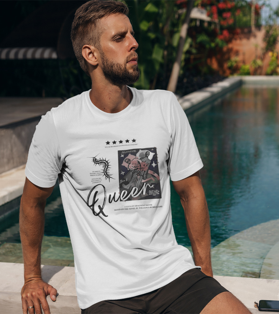 Queer D'une Richesse Enivrante Et Intense Luca Guadagnino Movie Based On Novel By Williams Burroughs T-Shirt