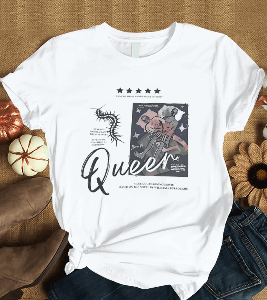 Queer D'une Richesse Enivrante Et Intense Luca Guadagnino Movie Based On Novel By Williams Burroughs T-Shirt