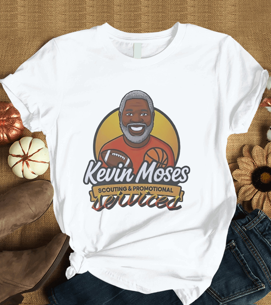 Kevin Moses Scouting And Promotional Services Football Basketball T-Shirt