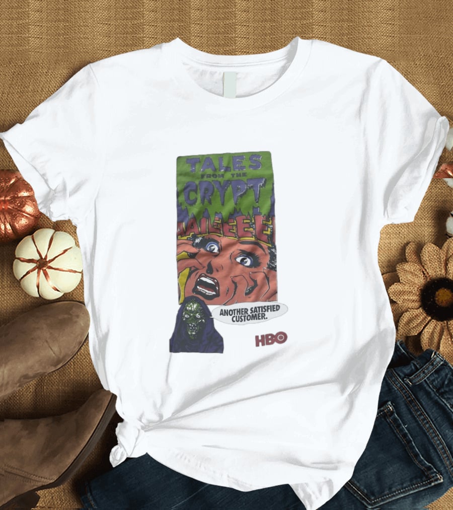 Tales From The Crypt Aaileee Another Satisfied Customer HBO T-Shirt