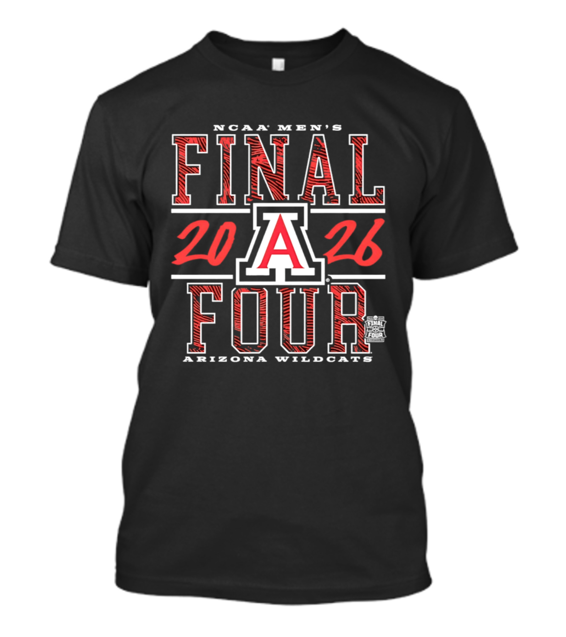 NCAA Men's Final Four 2026 Arizona Wildcats T-Shirt