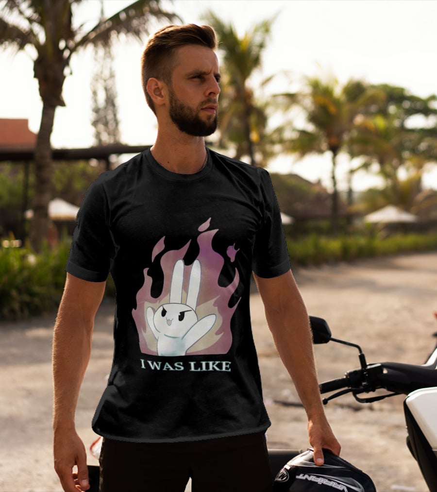 I Was Like Fire Bunny In Flames T-Shirt