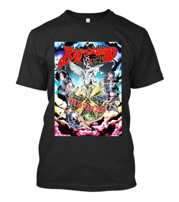 Band Maid World Tour 2026 Anime Style Pegasus T-Shirt