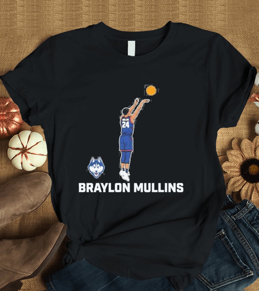 Braylon Mullins UConn Huskies 2026 Game Winner Vs Duke March Madness T-Shirt