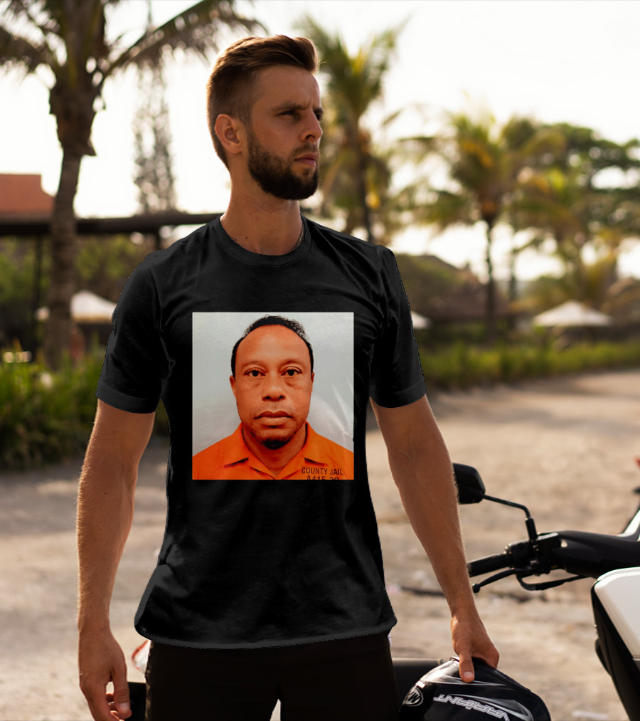 Tiger Woods 2026 County Jail 4415 29 Shot Edit T-Shirt