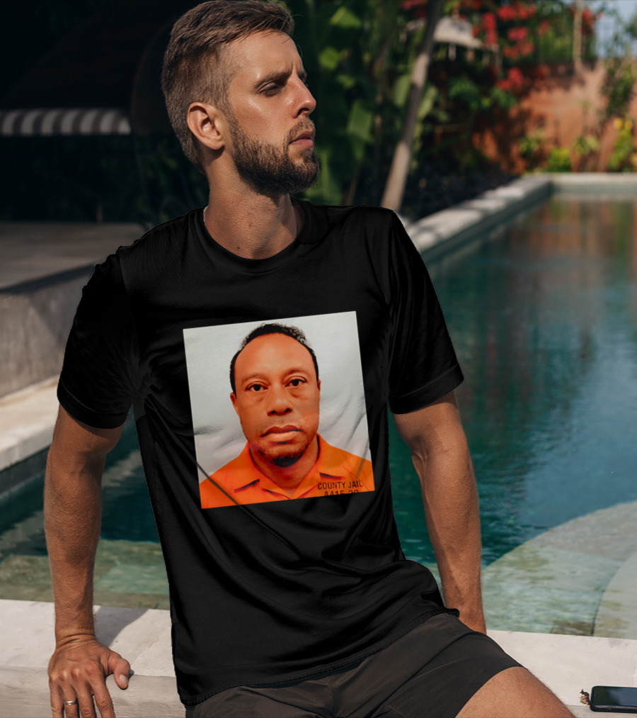 Tiger Woods 2026 County Jail 4415 29 Shot Edit T-Shirt