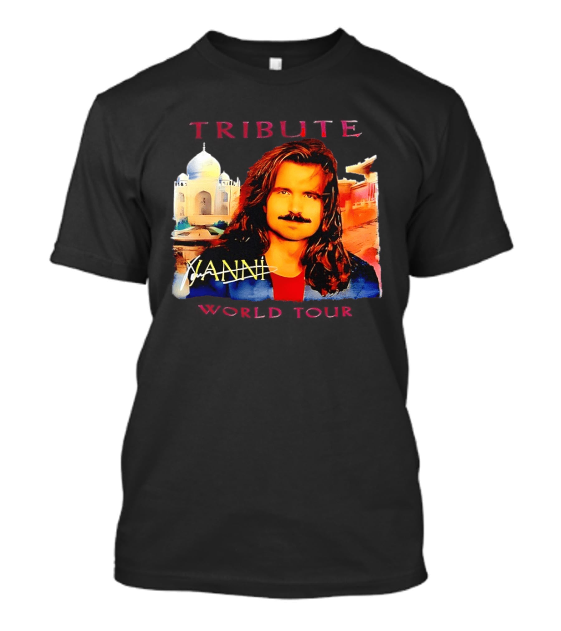 Yanni Tribute World Tour Taj Mahal T-Shirt