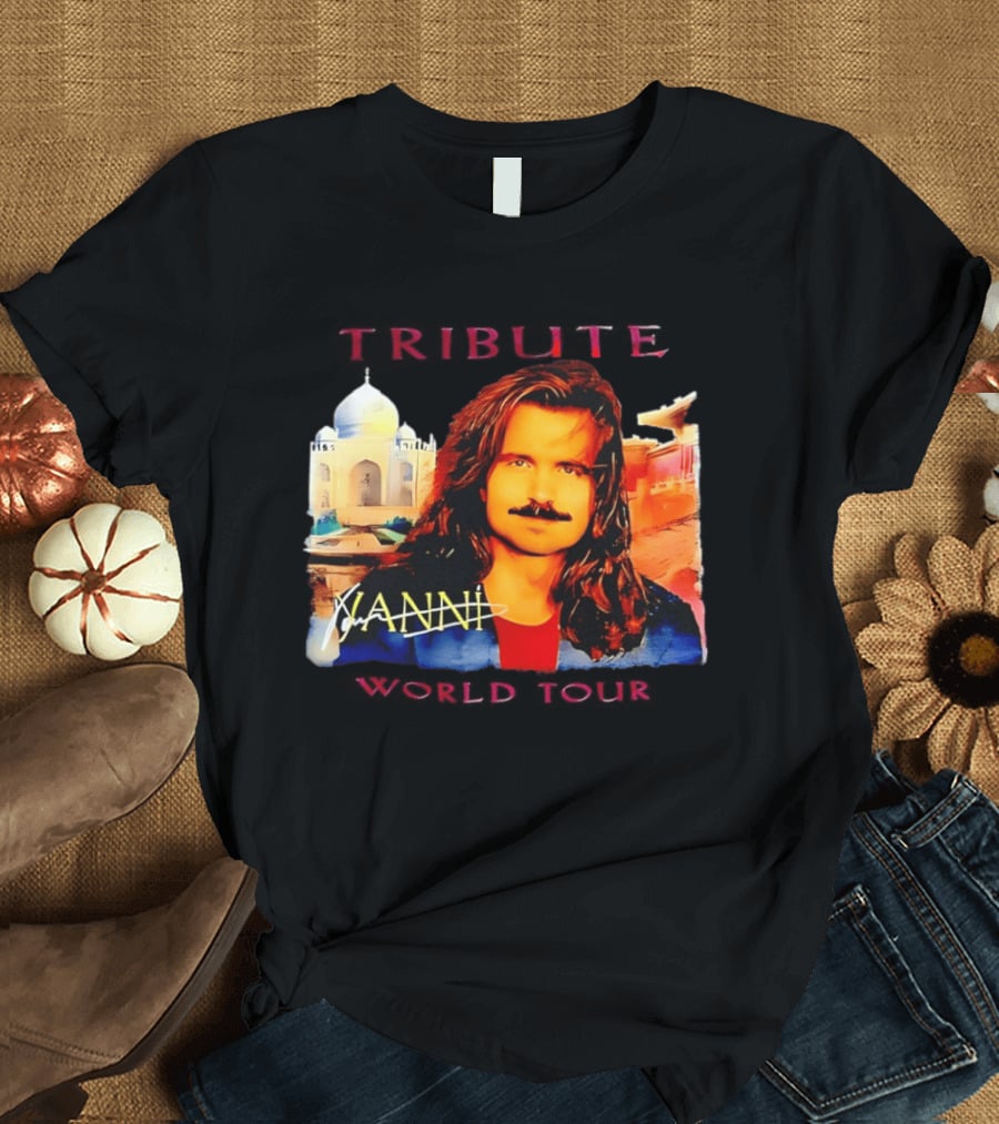 Yanni Tribute World Tour Taj Mahal T-Shirt