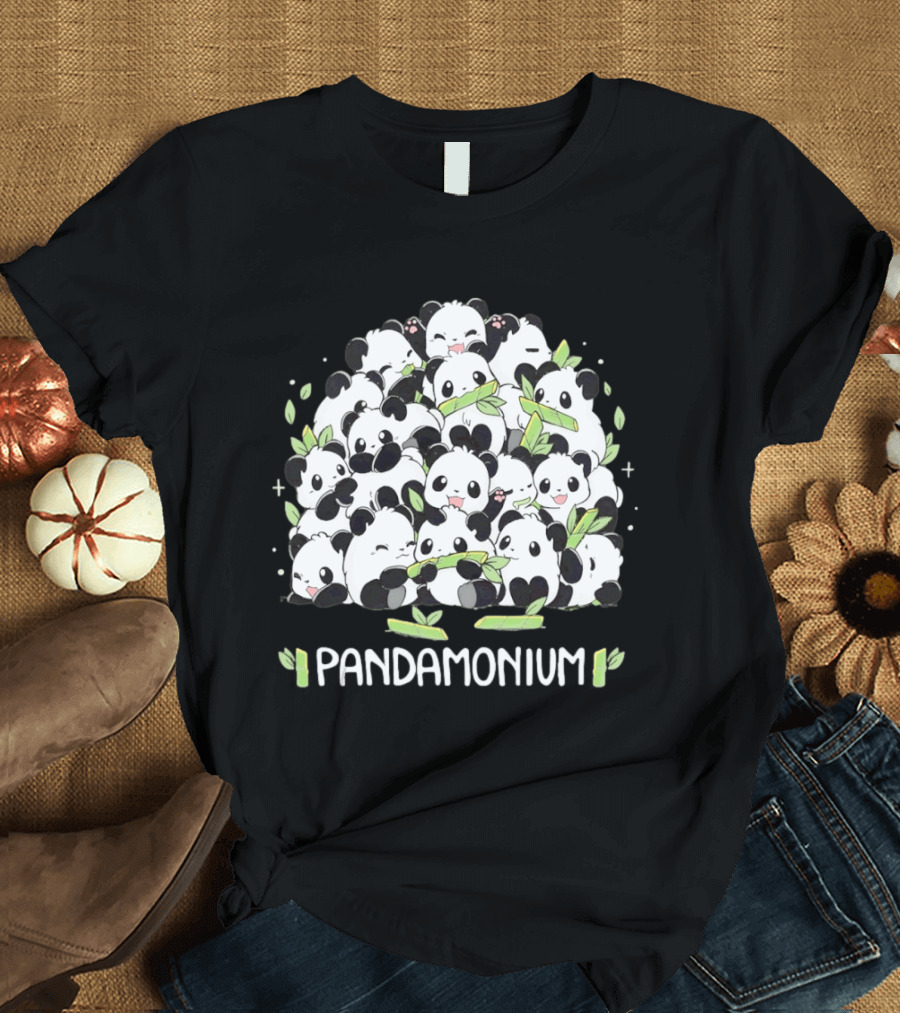 Pandemonium Panda Bamboo Cuteness Overload T-Shirt
