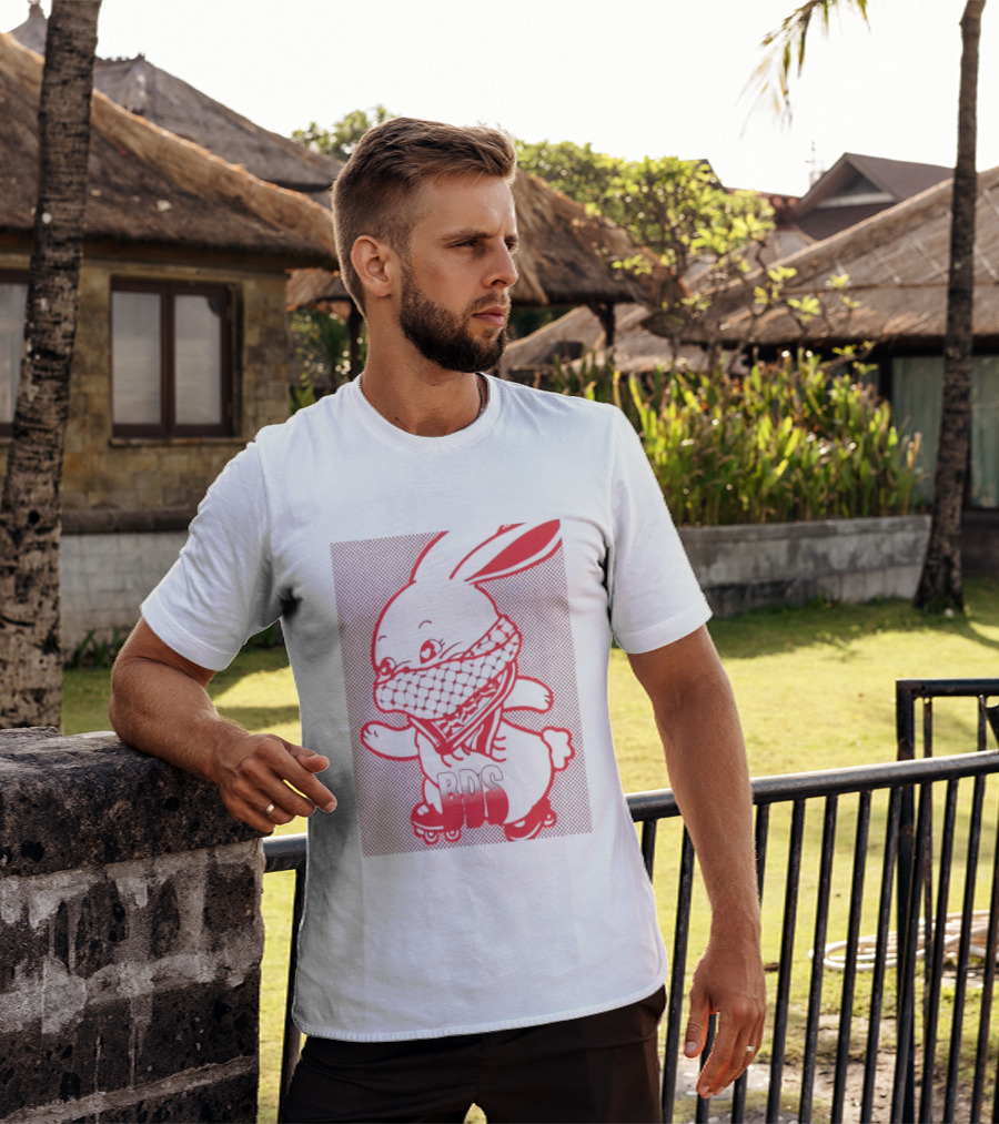 Skater Bunny BDS Vintage Roller Skates T-Shirt