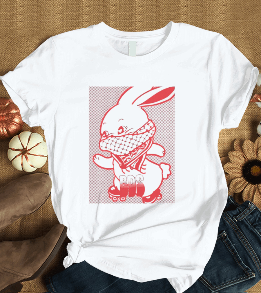Skater Bunny BDS Vintage Roller Skates T-Shirt
