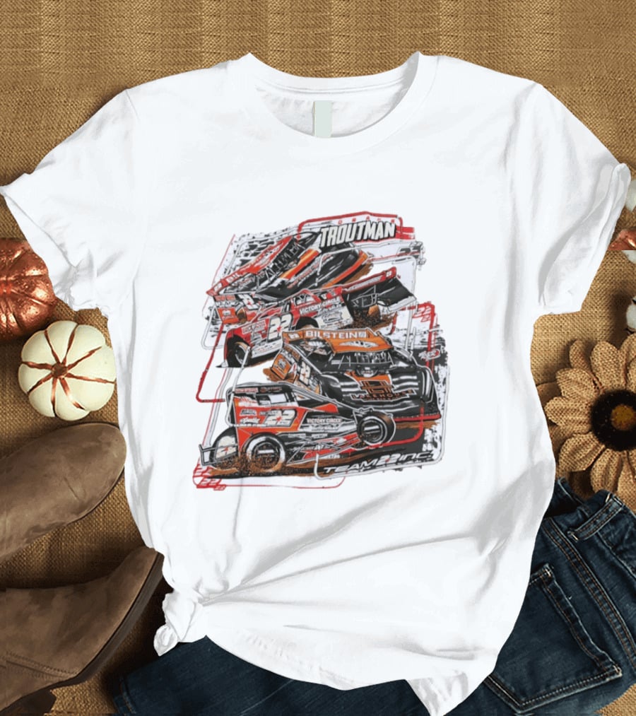 Drake Troutman 22 Racing Bilstein Team 22 Inc Victory Circle T-Shirt