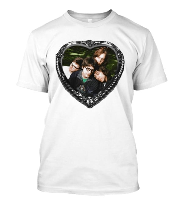 The Lazy Eyes Album Purple Show Heart Frame Band Photo T-Shirt