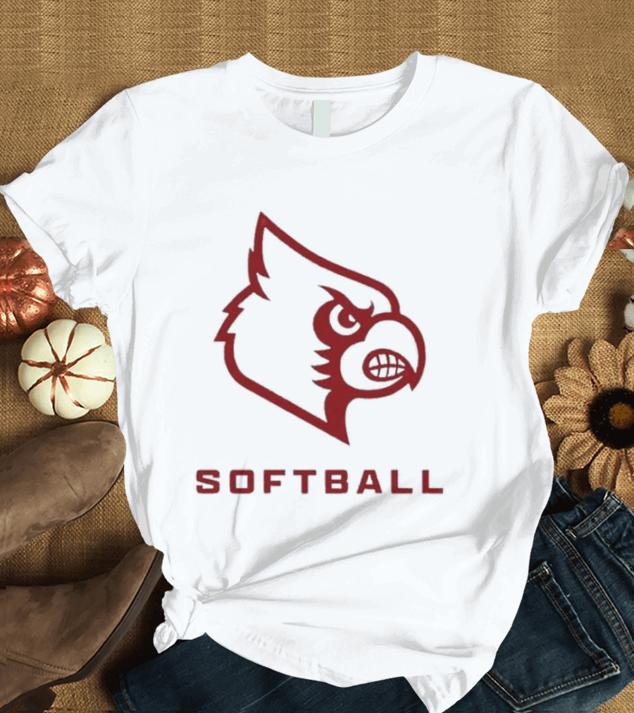Louisville Cardinals Softball 2026 Pink Uniform T-Shirt