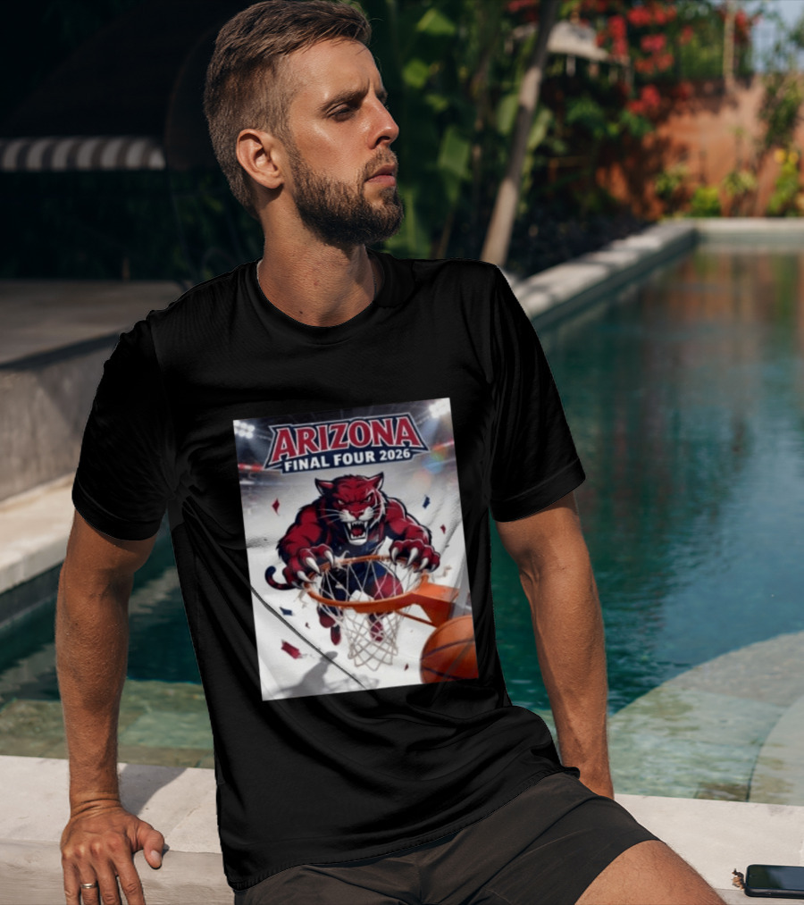 Arizona Wildcats Final Four 2026 Basketball Game Day Wildcat T-Shirt