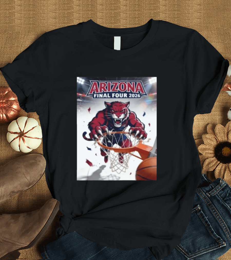 Arizona Wildcats Final Four 2026 Basketball Game Day Wildcat T-Shirt