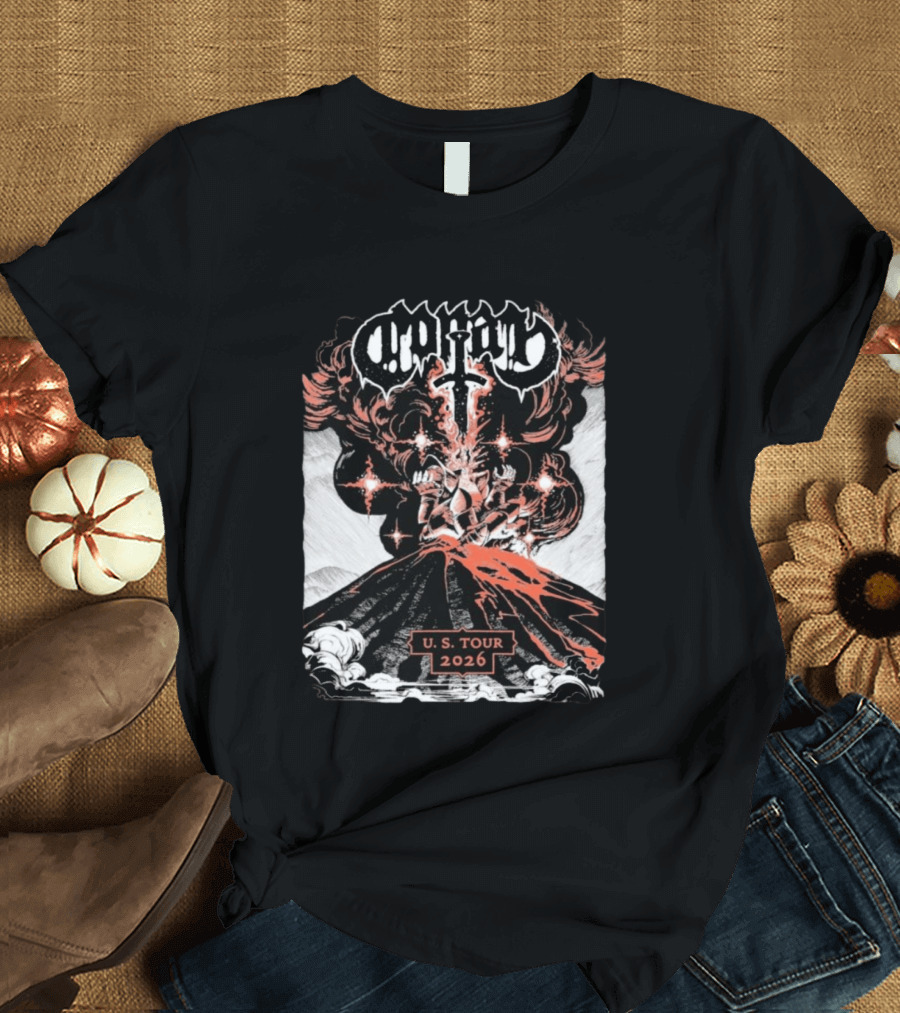 Conan Band U.S. Tour 2026 Explosive Lava T-Shirt