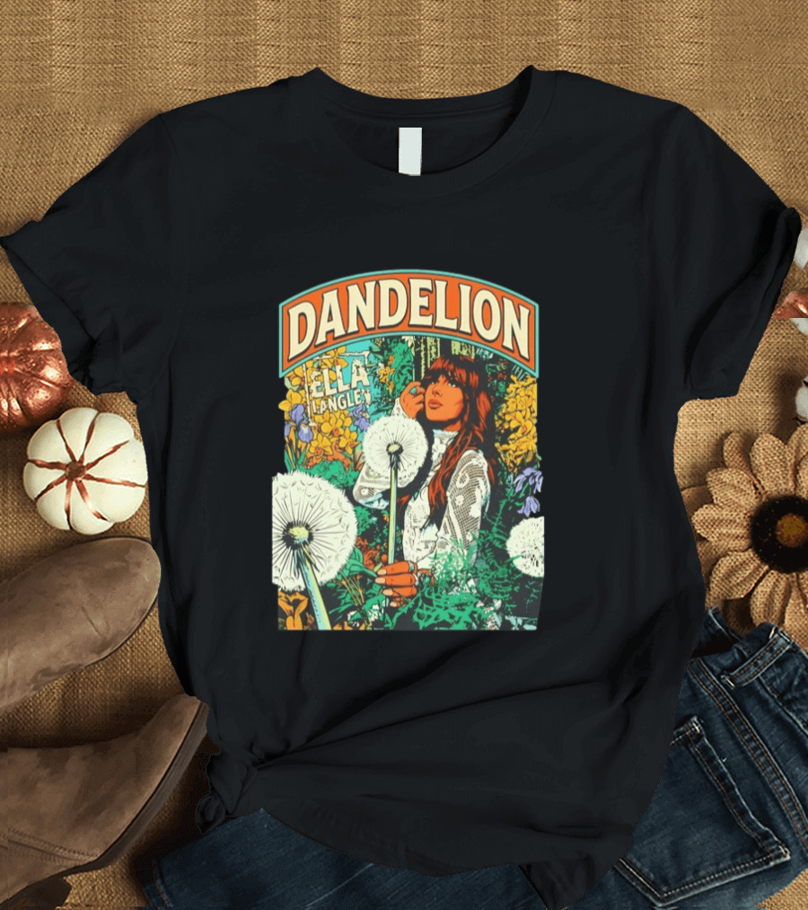 Dandelion Ella Langley Vintage Floral Aesthetic T-Shirt