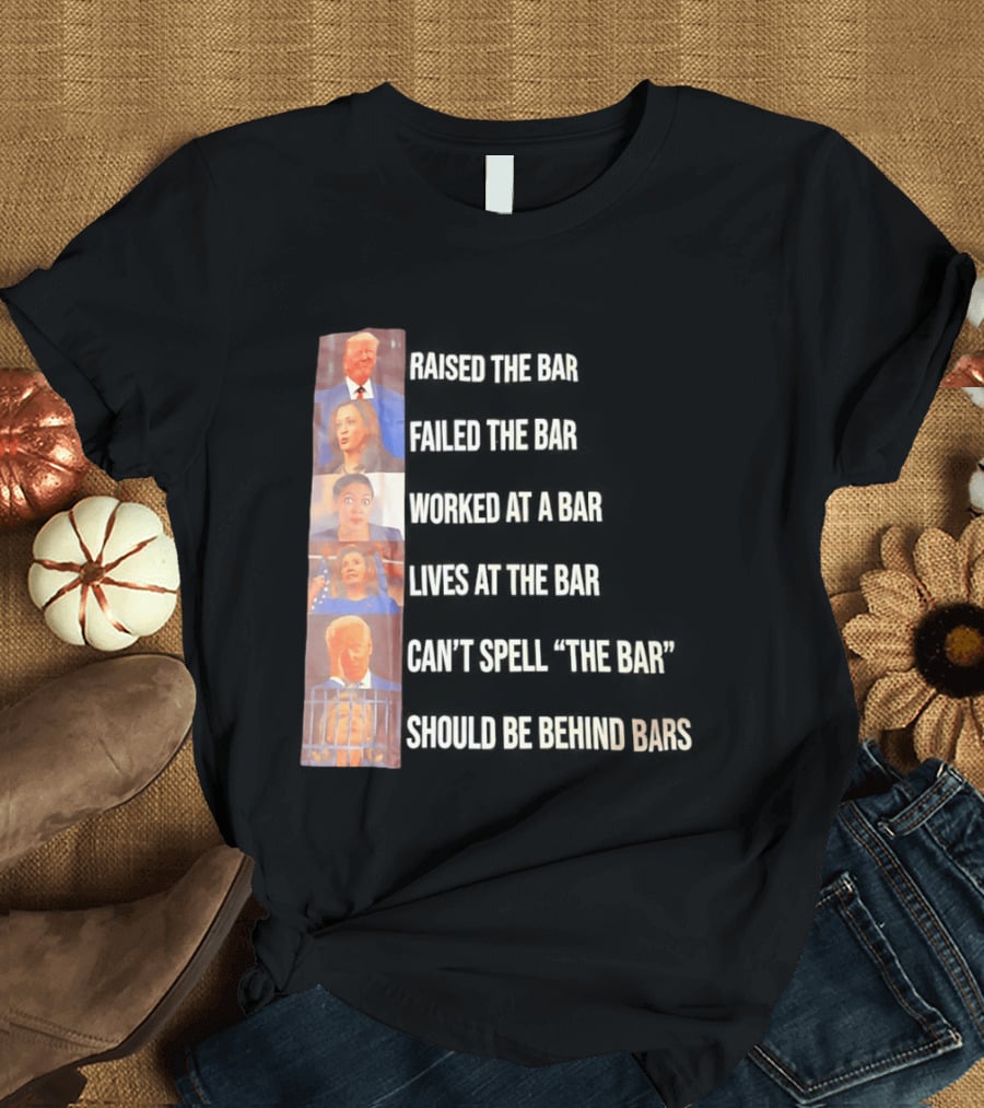 Assholes That Belong In Prison Kamala Harris Alexandria Ocasio Cortez Nancy Pelosi Joe Biden Hillary Clinton T-Shirt