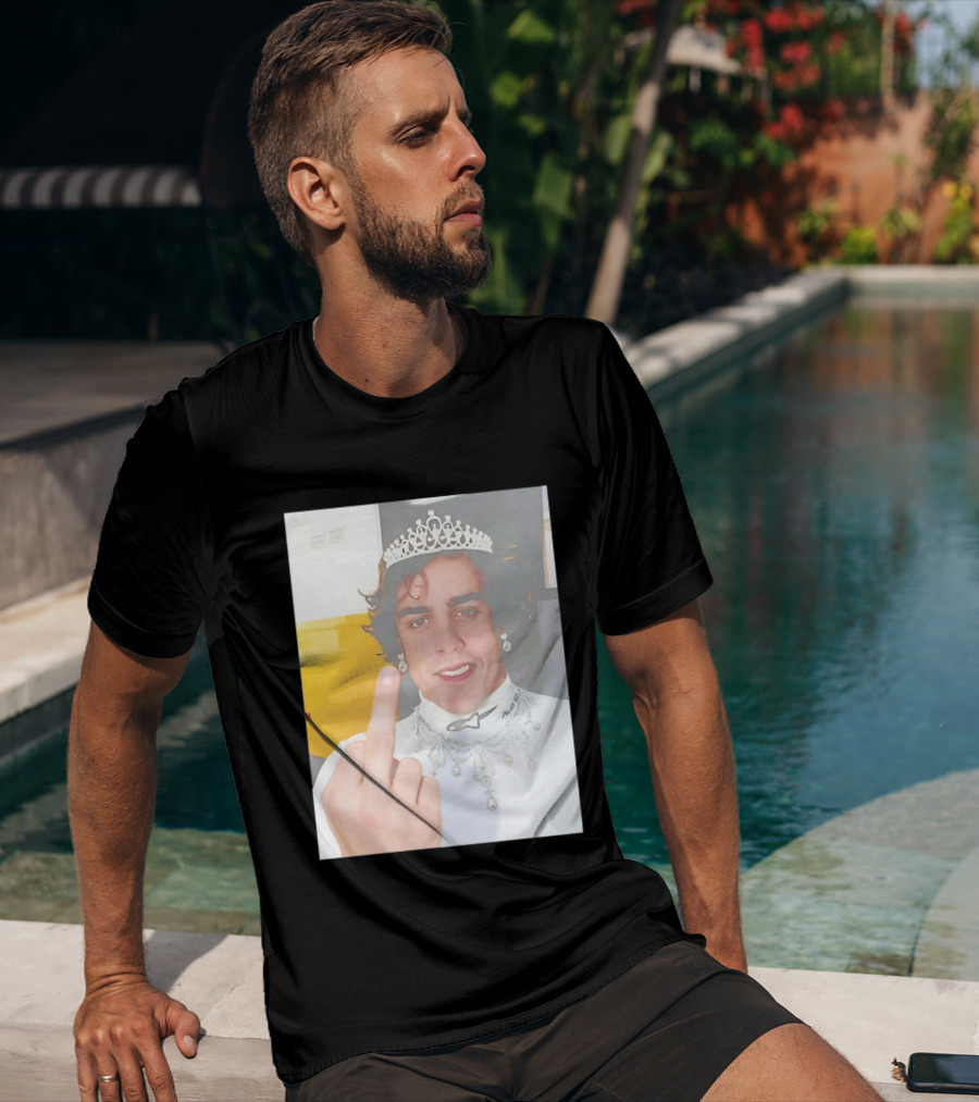 King Fernando Alonso Gesture Crown Jewel Humor T-Shirt