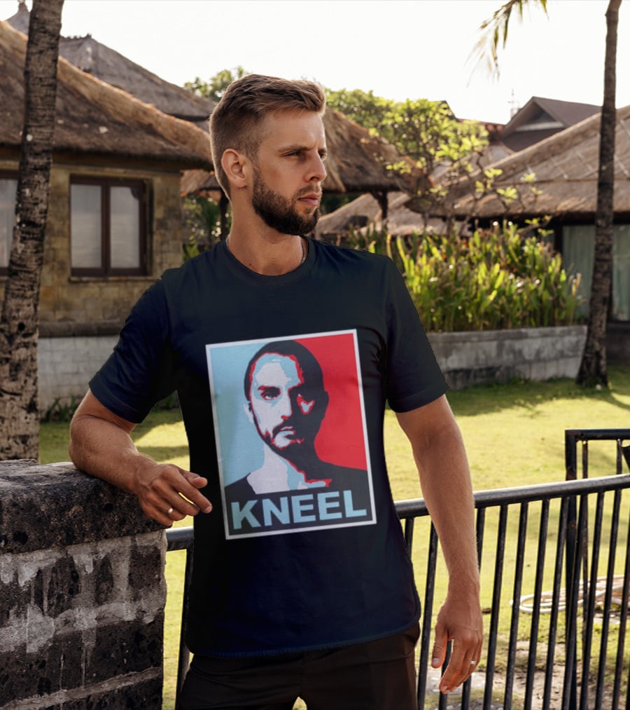 Kneel Before Zod Iconic Propaganda Style Fairy Tale Villain T-Shirt