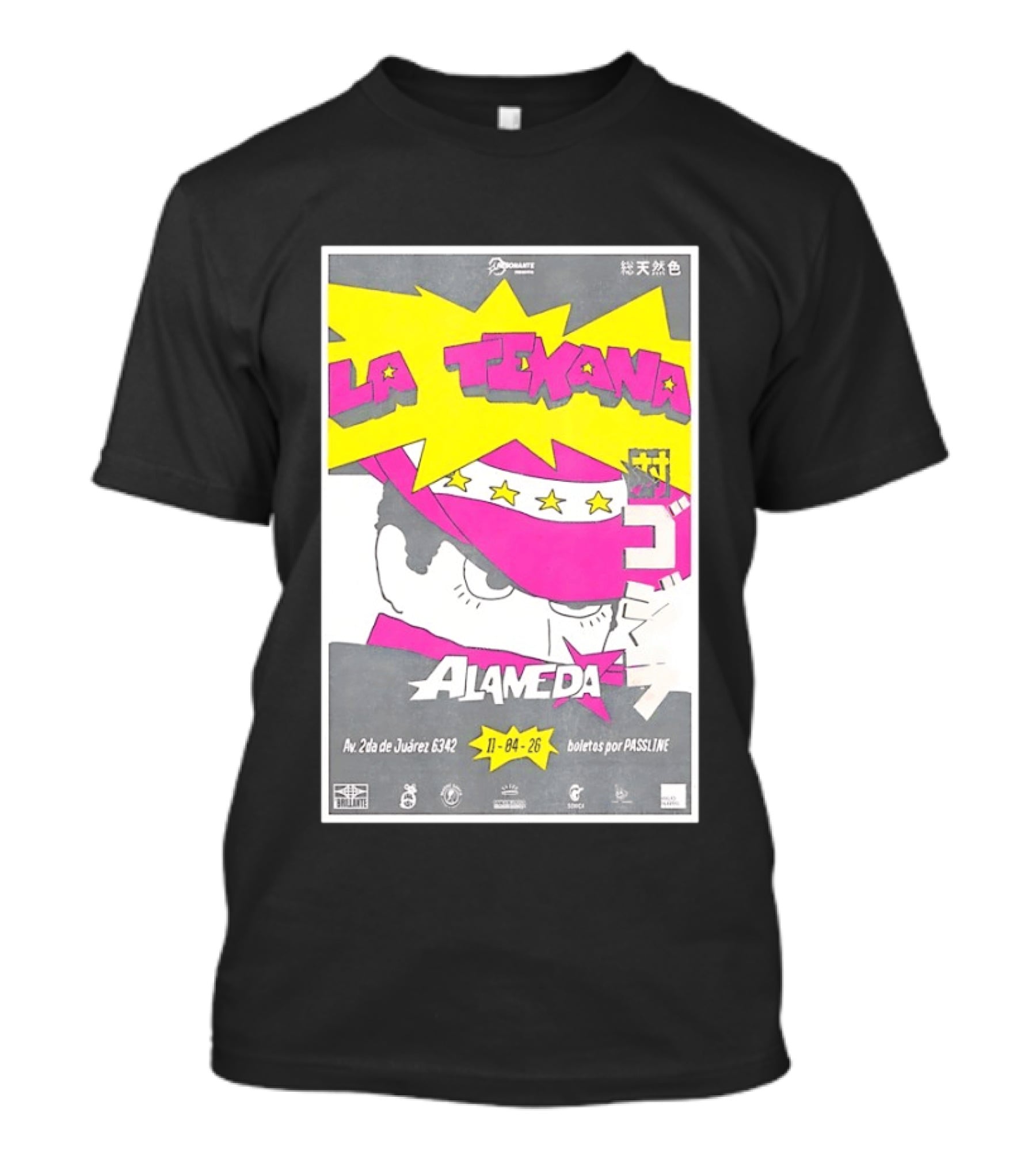 La Texana Alameda Tour April 11 2026 Puebla Mexico Av 2da De Juárez 6342 Boletos Por Passline T-Shirt