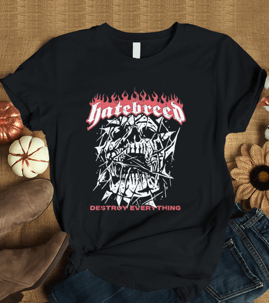 Hatebreed Skull Destroy Everything Hardcore T-Shirt