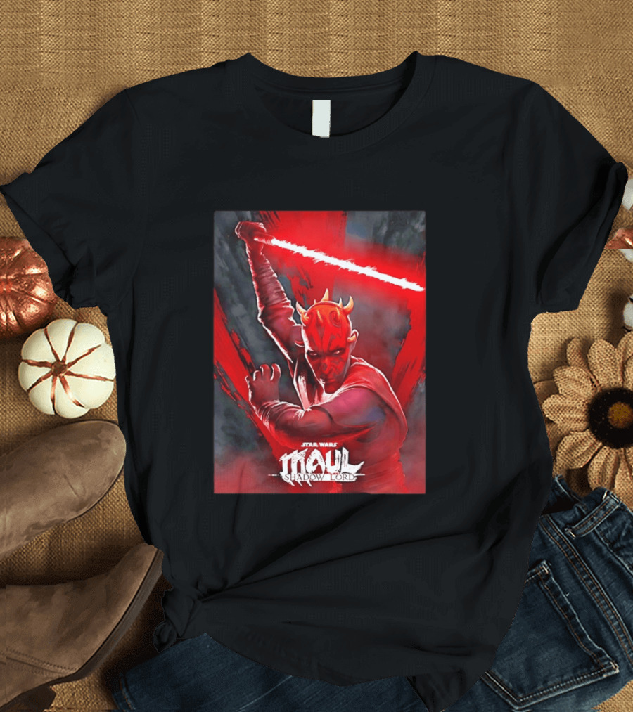 Star Wars Maul Shadow Lord Darth Maul Lightsaber T-Shirt