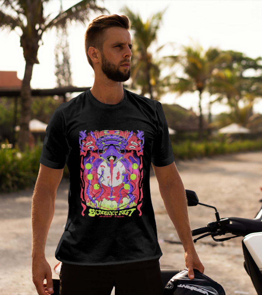 Squeaky Feet Tour 2026 Psychedelic T-Shirt