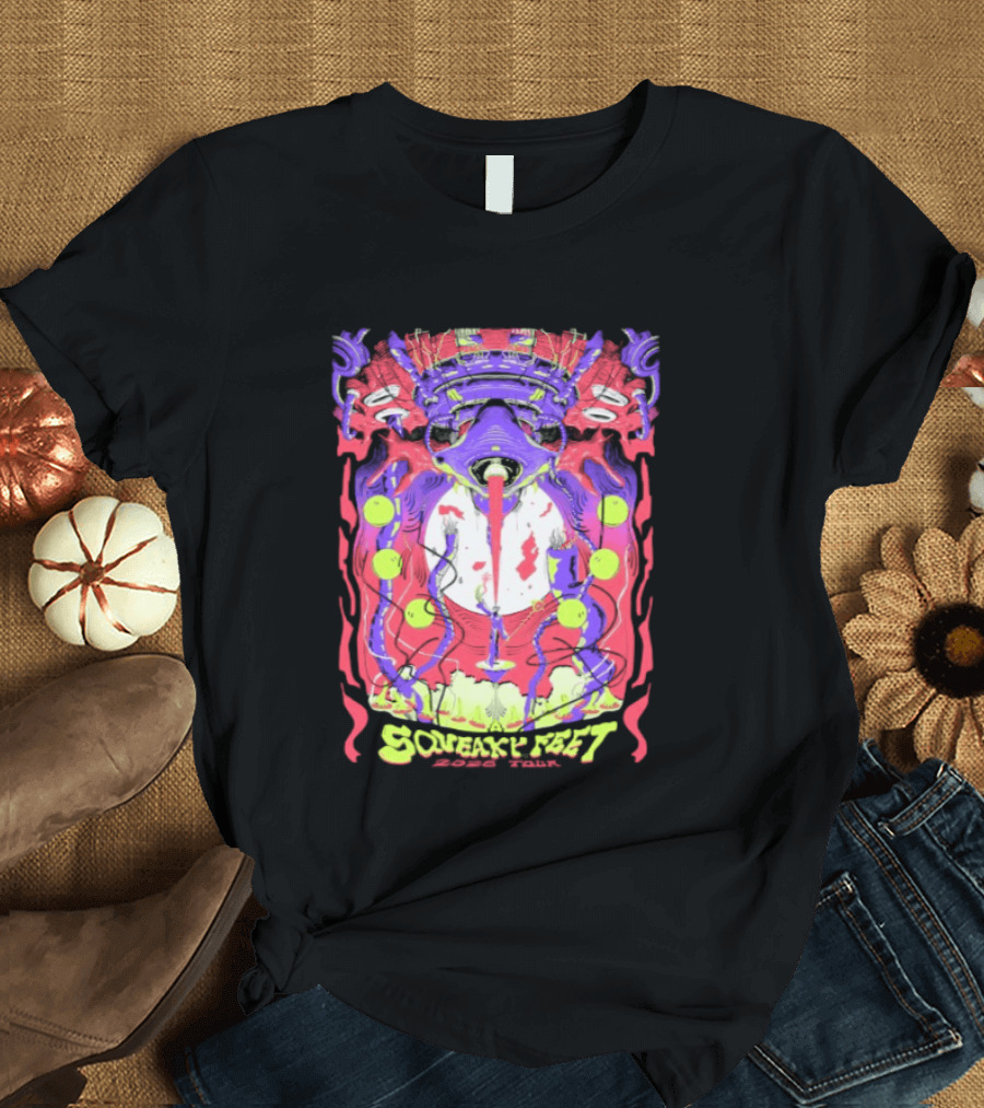 Squeaky Feet Tour 2026 Psychedelic T-Shirt