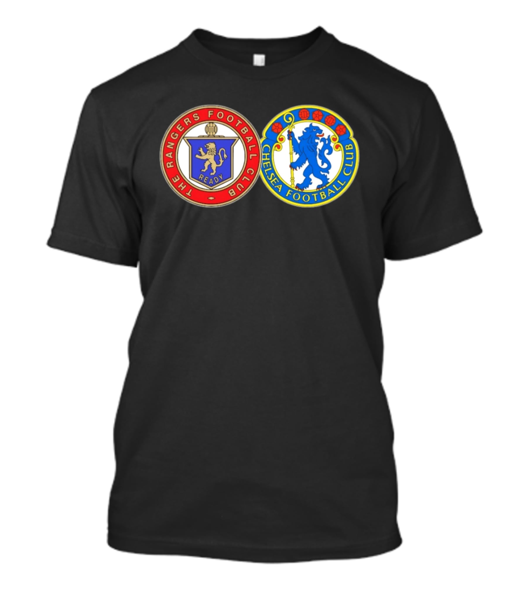 The Rangers Football Club Ready X Chelsea Football Club Lion Collaboration T-Shirt