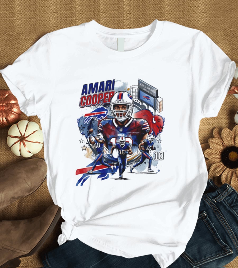 Amari Cooper Football 18 Stadium Buffalo Bills T-Shirt