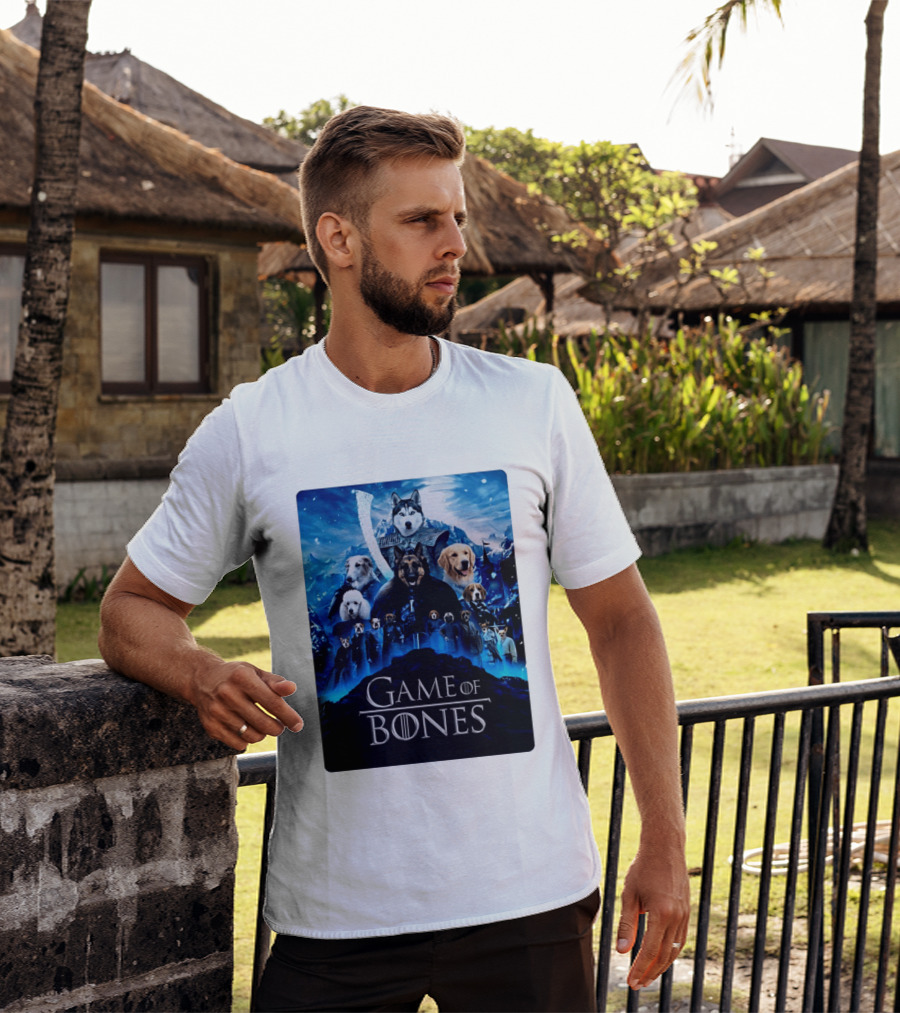 Game Of Bones Dogs Adventure With Thrones And Winter Canines T-Shirt