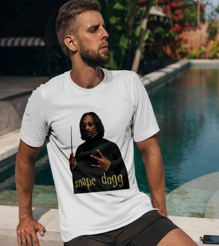 Snape Dogg Snoop Dogg Wizard Mashup Humor T-Shirt