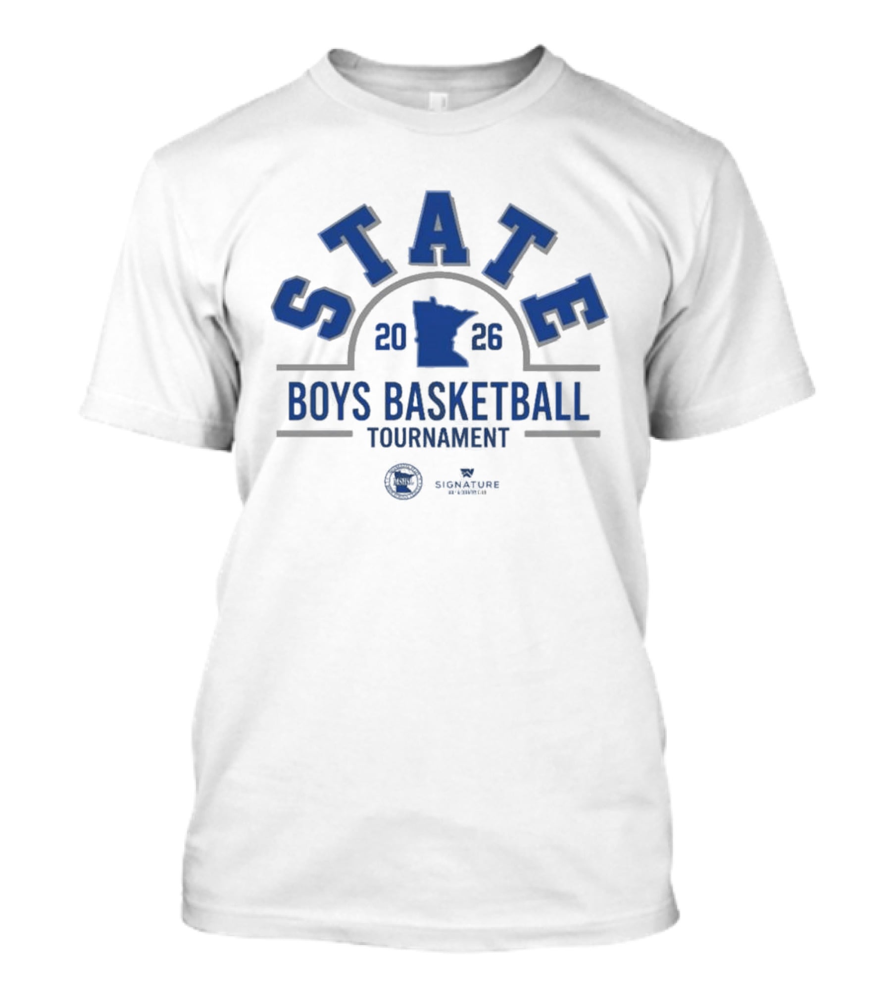 State 2026 Boys Basketball Tournament Minnesota Basketball T-Shirt