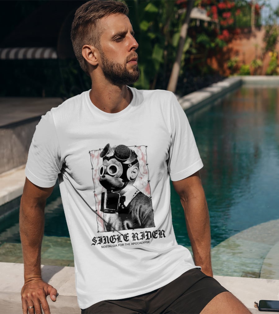 Smoke Rides Walt Disney's Gas Mask Nostalgia For The Apocalypse Halloween T-Shirt