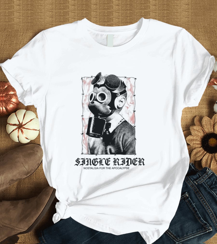Smoke Rides Walt Disney's Gas Mask Nostalgia For The Apocalypse Halloween T-Shirt