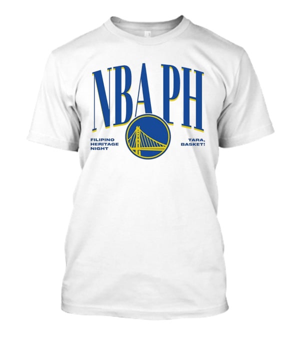 NBA Golden State Warriors Filipino Heritage Night Tara Basket T-Shirt