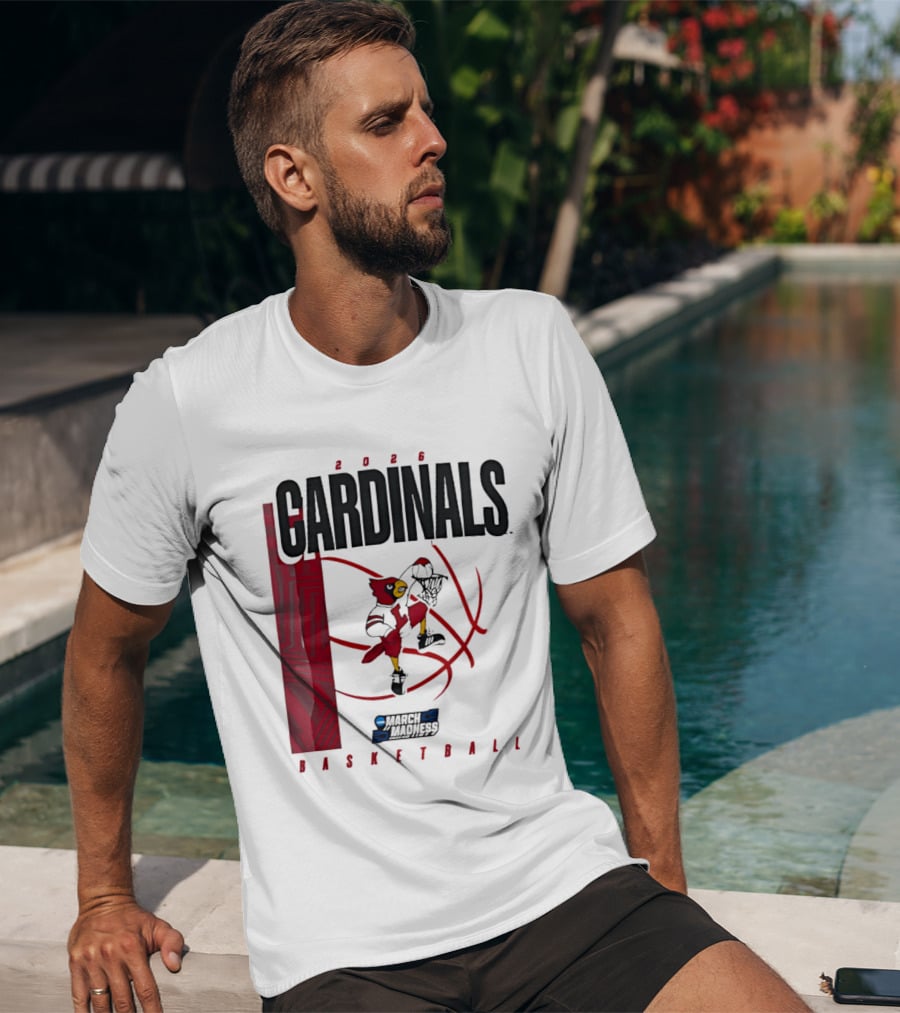 2026 Cardinals March Madness Basketball NCAA T-Shirt