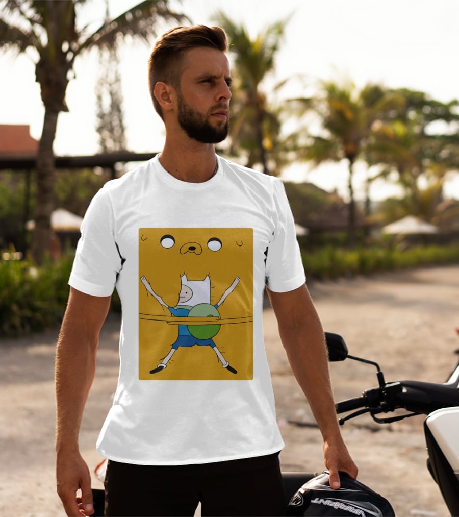 Adventure Time Finn And Jake Bro Hug T-Shirt
