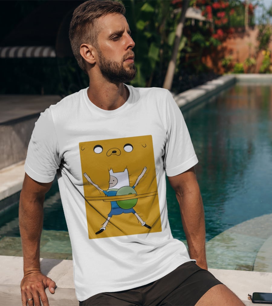 Adventure Time Finn And Jake Bro Hug T-Shirt