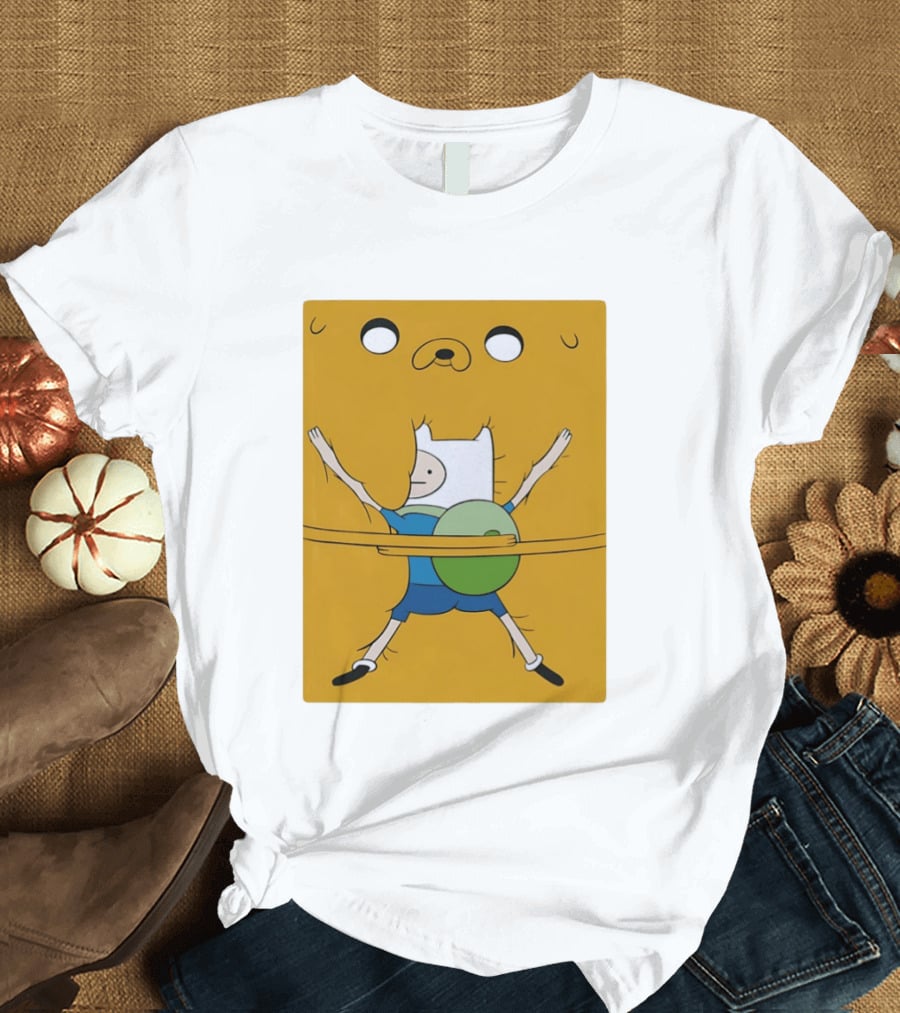 Adventure Time Finn And Jake Bro Hug T-Shirt