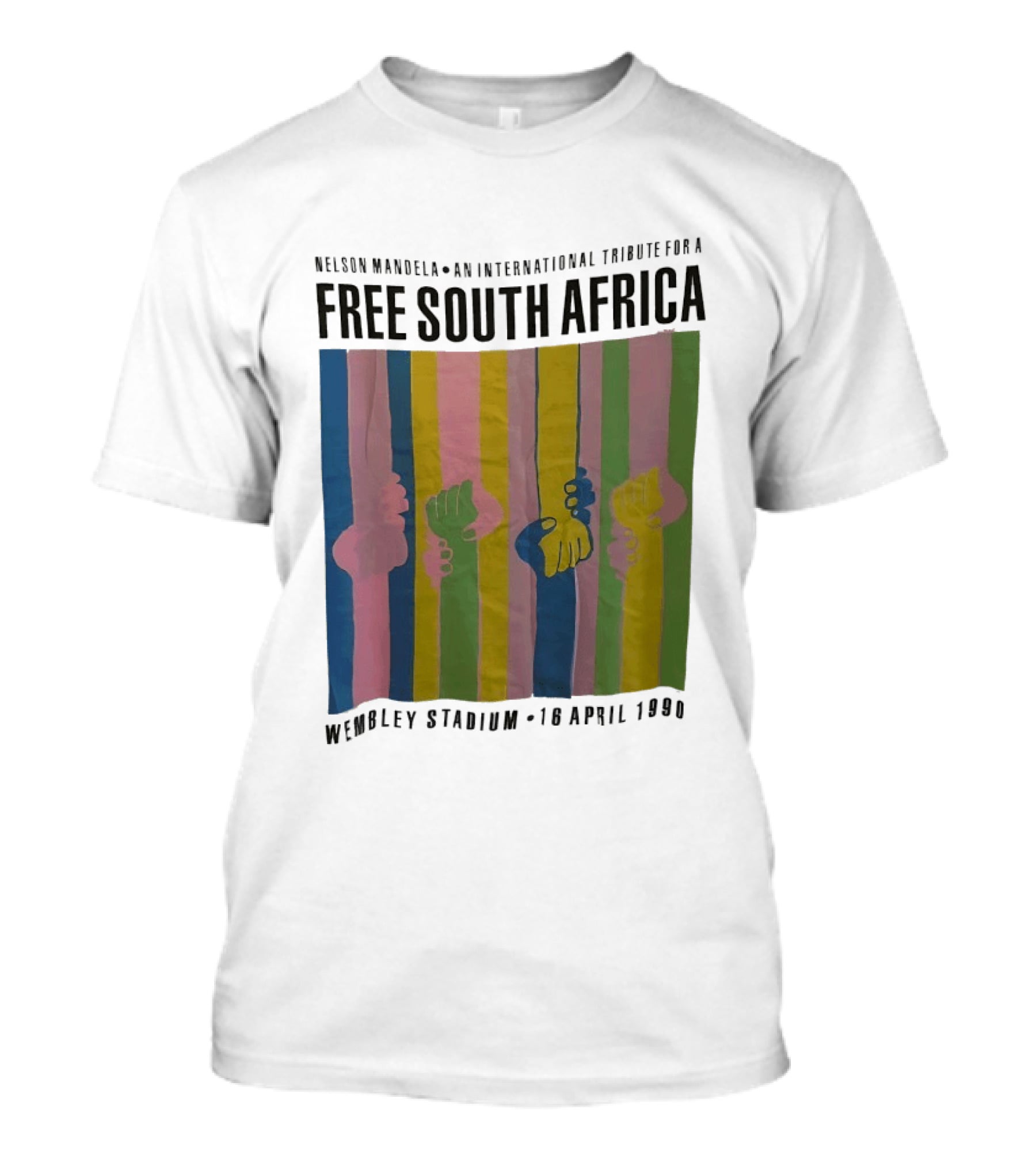 Nelson Mandela An International Tribute For A Free South Africa Wembley Stadium 10 April 1990 T-Shirt