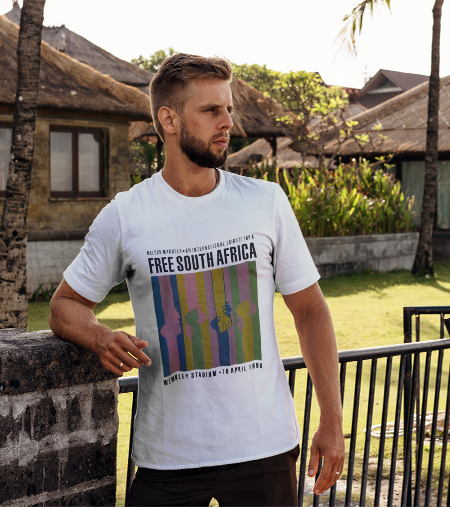 Nelson Mandela An International Tribute For A Free South Africa Wembley Stadium 10 April 1990 T-Shirt